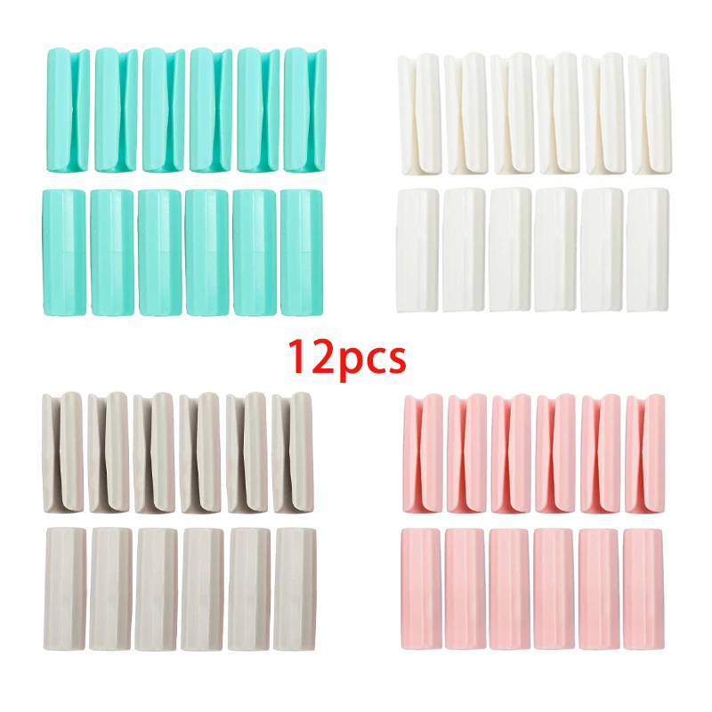 12PCS/Set BedSheet Clips Plastic Slip-Resistant Clamp Quilt Bed Clipper Cover Grippers Fasteners Mattress Holder for Sheets Home