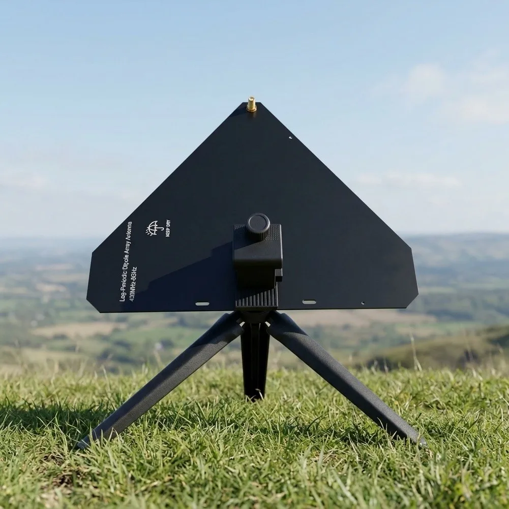 ZA-048 Log Periodic Dipole Array For Antenna 400MHz-8GHz Directional Signal Finding RF Detection Tool With Tripod Bracket For