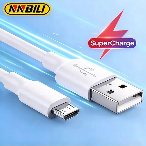 NNBILI Micro USB Cable Fast Charging Wire Mobile Phone Micro Cable For Xiaomi Samsung Andriod USB Type C Phone Cable Cord