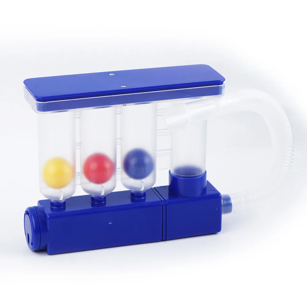 

3 ball Breathing Trainer Tool Incentive Spirometer Lung respiratory Exerciser Measurement System Personal Health Training Device