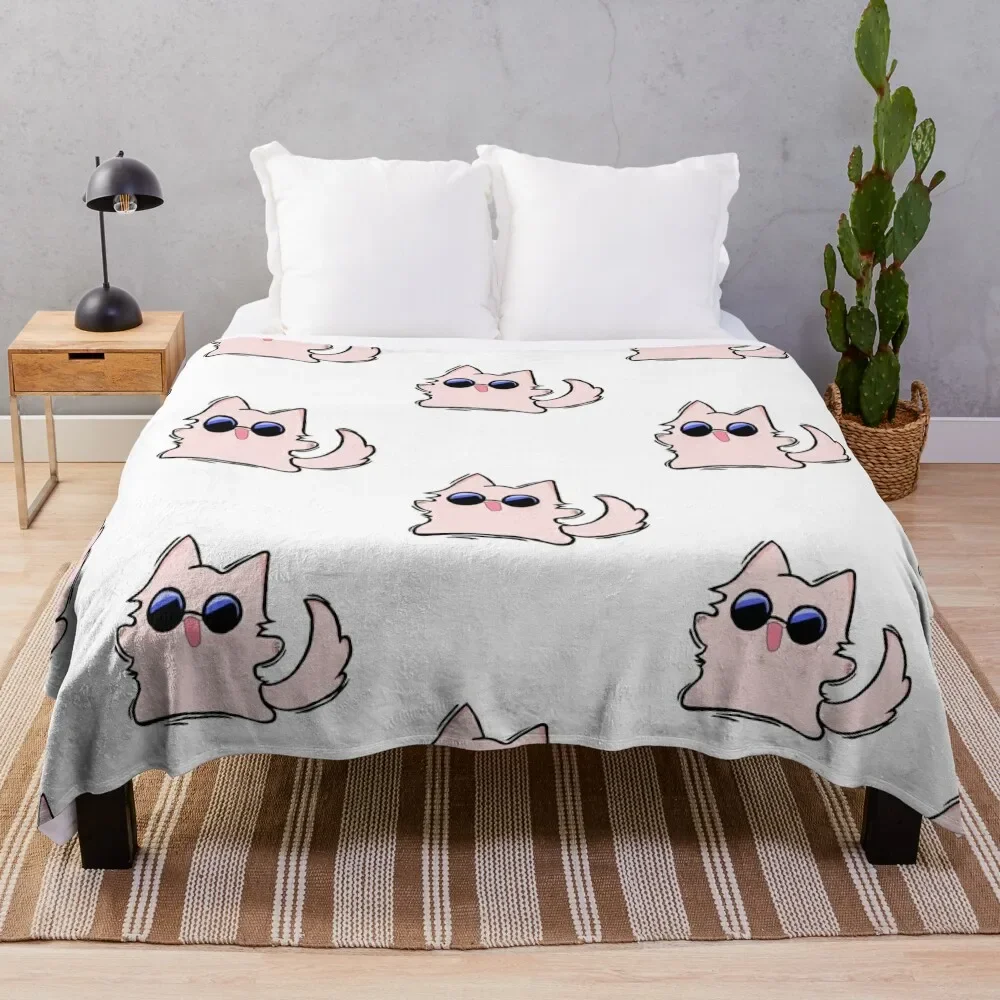 

GOJO CAT! Throw Blanket Warm Plush Fuzzy Blanket for Living Room
