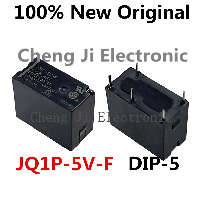 10PCS/Lot JQ1P-24V-F 、JQ1P-12V-F 、JQ1P-5V-F DIP-5 New Original Power Relay AJQ6342F、AJQ6341F、AJQ6349F JQ1P