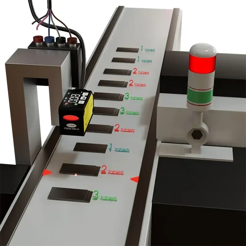 FSD22-400P-UI high-precision for laser displacement ranging sensor analog measurement thickness high and low flatness sensor