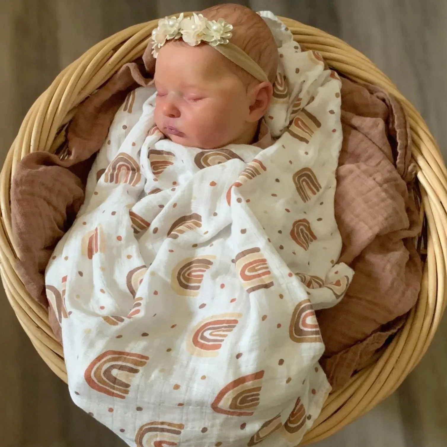 BZDOLL Realistic 50cm Soft Silicone Reborn Baby Asleep Doll with 3D-painting Skin and Veins, Alive 20inch Newborn Bebe Girl Gift