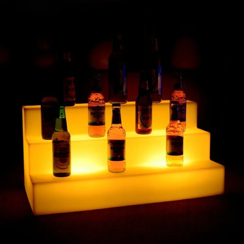 Professional Bar Display Shelf Luxury Whiskey and Wine Rack Large Capacity Liquor Bottles Holder Acrylic Club Party Decor