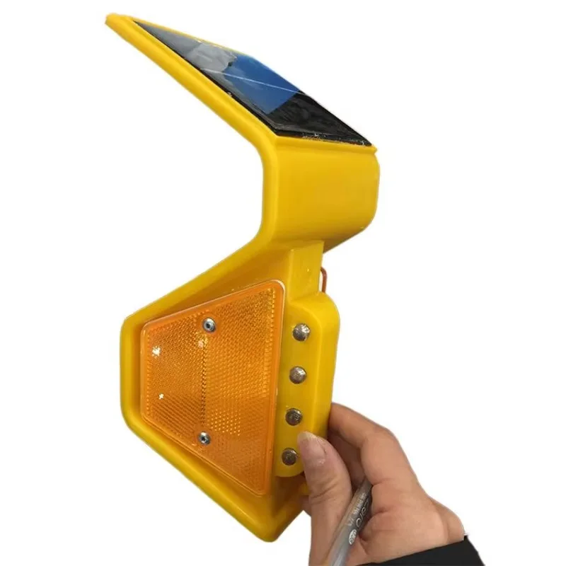 

System Synchronized Flash Reflector Profiler Double Sided 8 Super Brightness Light Emitting Diode Solar Guardrail Reflector