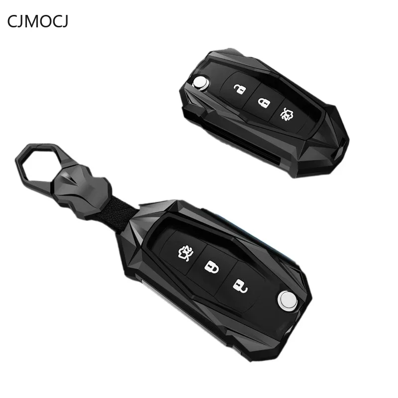 For Ford Escort/New Mondeo 1.5T/Endeavor/EcoSport/Edge Zinc Alloy Car Remote Key Case Cover Shell Keychain Accessories