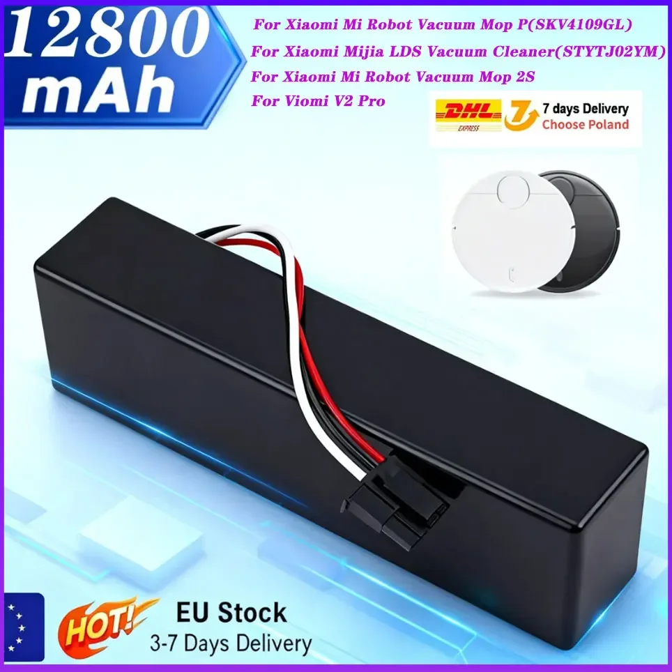 Batteria originale STYTJ02YM 14,8V per Xiaomi Mop Pro P 2S S12 Yunmi MVVC01 Haier JX37 Wyze WVCR200S Conga 3290 3390 Robot Aspirapolvere