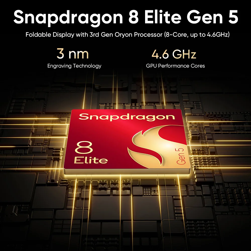 100% Original HONOR Magic V6 Global Version Foldable Phone Snapdragon 8 Elite Gen5 6660mAh 80W FastCharge Triple OIS Camera IP68
