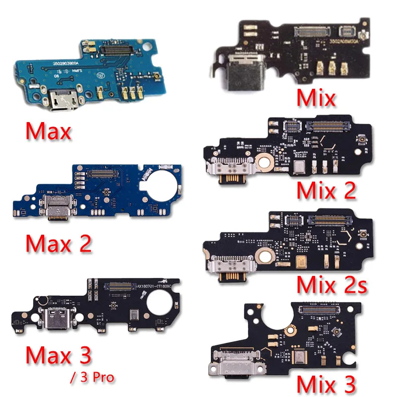 For Xiaomi Mi Note Max Mix 1 2 2s 3 A1 A2 A3 Lite Mic USB Charger Board Port Connector Dock Charging Flex Cable