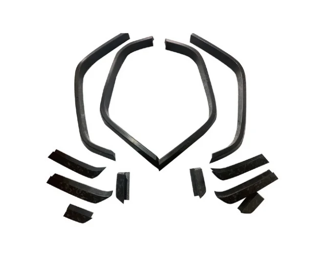 For  G-Class W464 Upgrades B900 Carbon Fiber Wheel Eyebrow High Quality Carbon Fiber Side Plate Wide Body