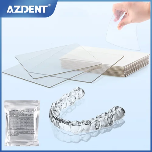 AZDENT hojas formadoras al vacío retenedor de férula de ortodoncia Dental Material termoformado de película laminada de plástico suave y duro