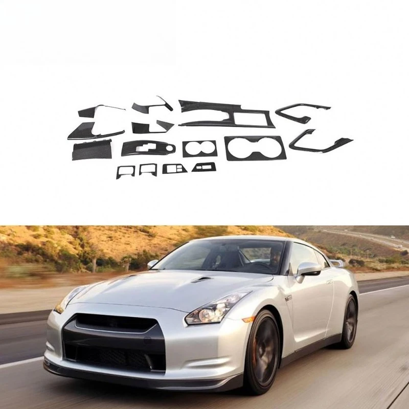 

Dry Carbon Fiber R35 GTR Interior Dashboard Trims for Nissan GT-R R35 Coupe 2-Door 2009-2015