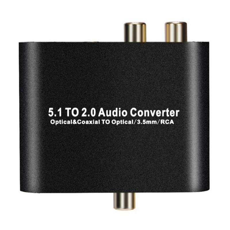 Audio Extractor 5.1 Digital Audio Converter Decoder Splitter Audio Extractor Expander Stereo Extractor 3.5Mm Jack Cable Durable