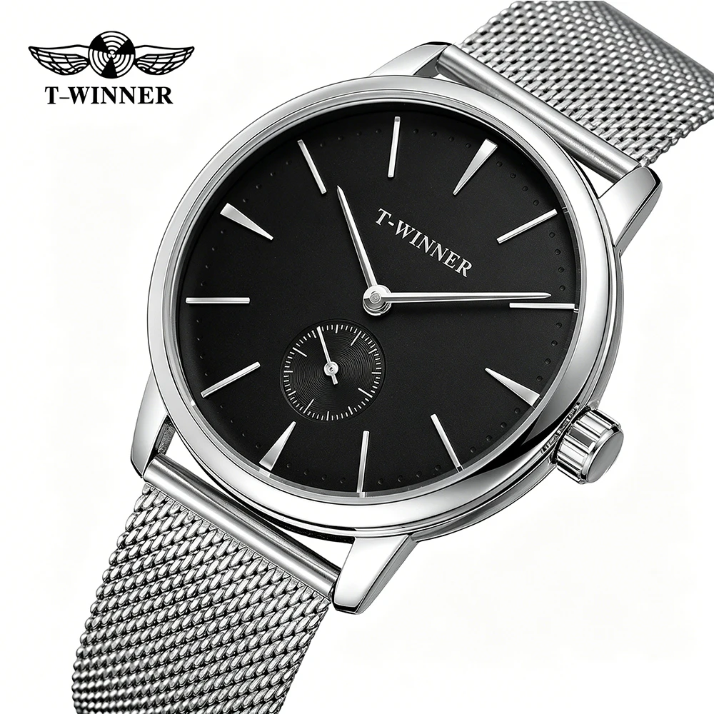 t-winner-casual-man-watches-slim-dial-design-hand-winding-mechanical-watch-with-sub-dial-waterproof-mesh-strap-minimalist-clock