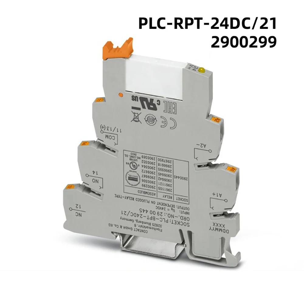 10 PCS New For Phoenix Relay Module PLC-RPT- 24DC/21- 2900299