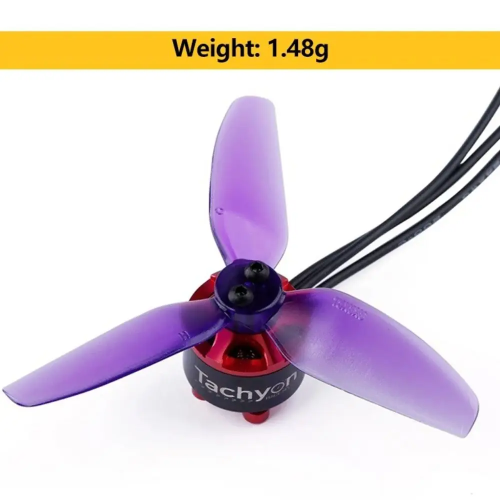 2Pairs Durable PC Prop T3X3X3 Propeller 3inch Drop-proof Toothpick Cinewhoop Ducted 3 Blades 3030 3-Blade Props CineLog view 5