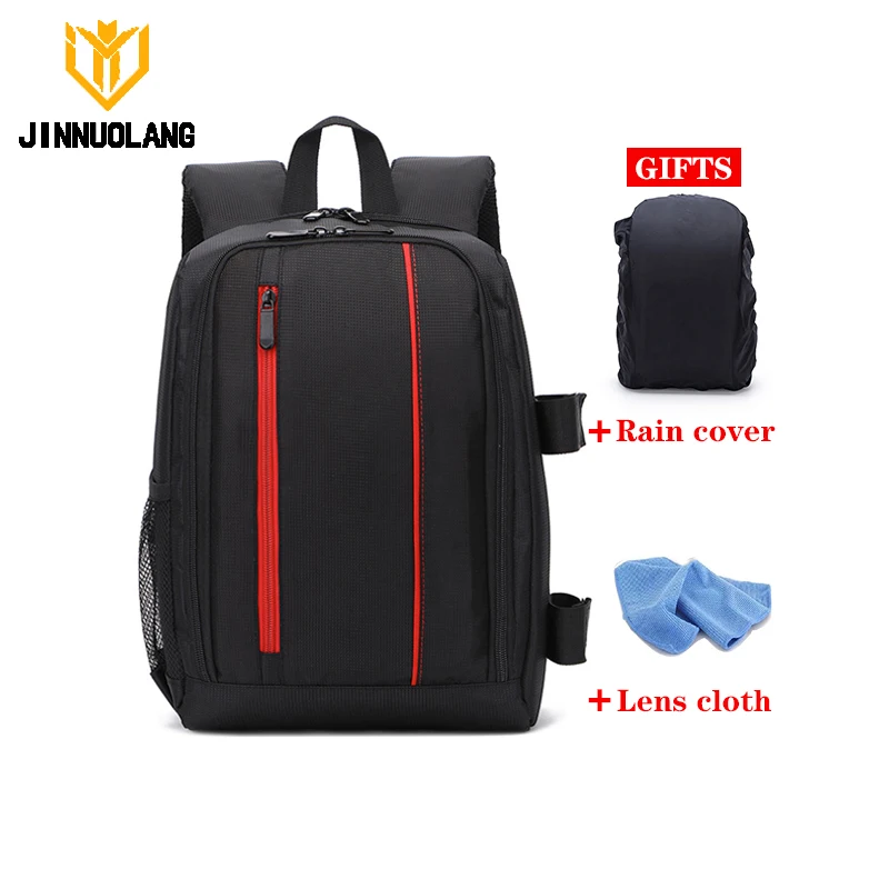 JINNUOLANG Men And Women Outdoor Camera Bag Waterproof Functional Breathable DSLR Backpack Camera Video Bag ALL Weather Hot Sale