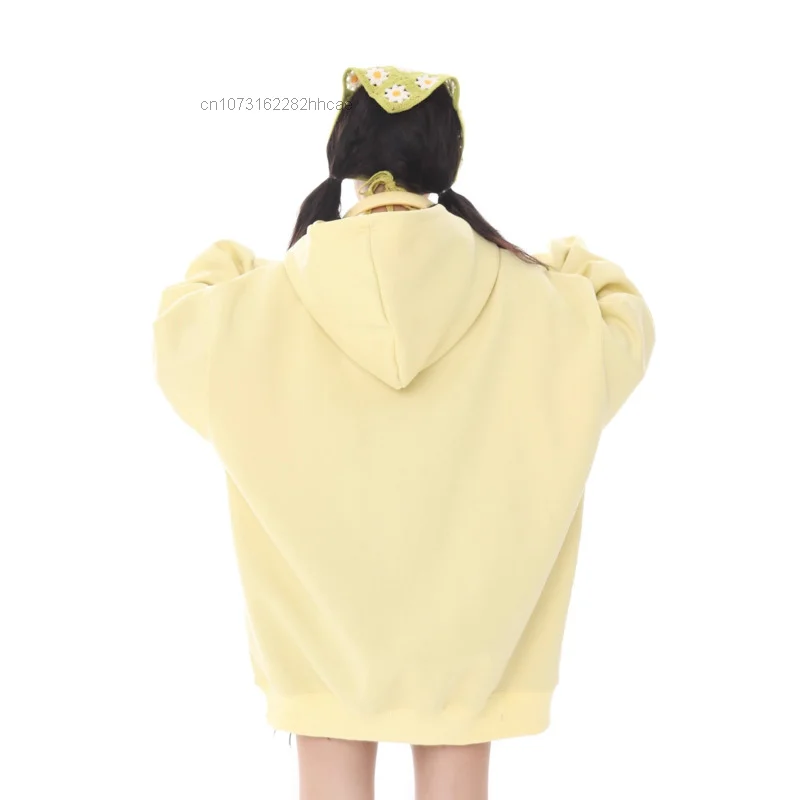 Sanrio Kuromi Grunge Hoodie Women's Oversize Y 2k Hip Hop Sweatshirt Japanese Anime Harajuku Cyber Y2k Pullovers Hooded Tops Emo