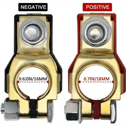 2pcs Automotive Battery Terminal Clamp Clip Connector For 12V 24V Positive And Negative Battery Plates Car Caravan Boat Parts