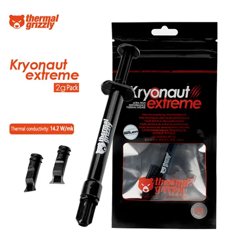 Pâte thermique Grizzly Kryonaut Extreme KE 14.2W/MK CPU/GPU ordinateur portable IC refroidissement graisse thermique de grande capacité