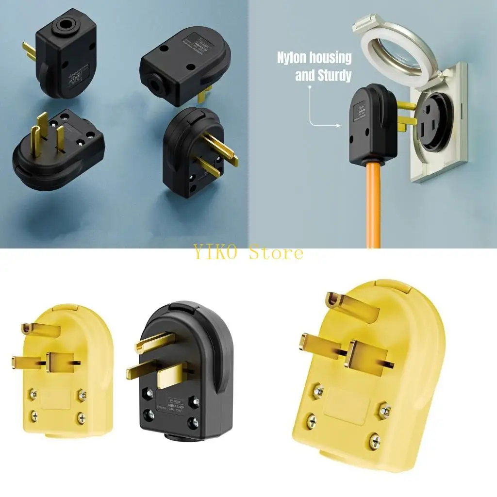 K32C ETL Certified NEMA 6 50P Power Plugs for Welding Equipment and 50A Rating