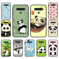 Soft Case for Realme 2 3 3I 5 5I 5S 6 6I 6S 7 7I C12 C17 Pro Black Cover DL-12 Cute Asian Panda