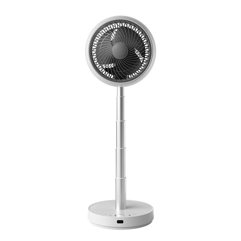 

Wireless folding air circulation fan Home desktop electric fan Office light sound retractable variable frequency fan