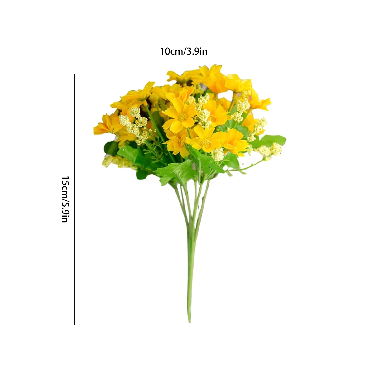 1PC Artificial Flowers Fake Silk Gypsophila Flowers Bouquets Wedding Home Decoration Silicone Real Touch Decorative Ornament