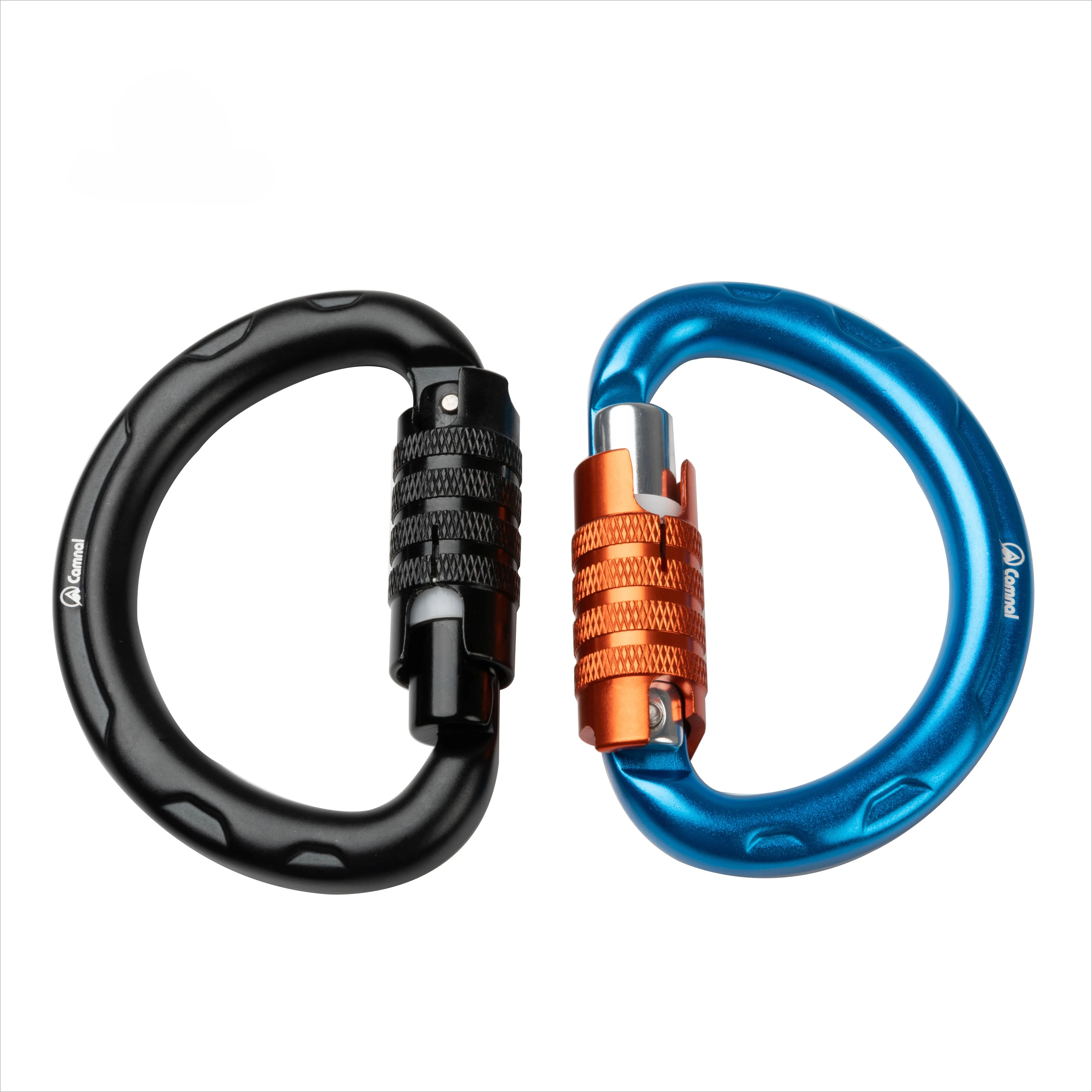 Semi-Circular Triple Auto Lock Carabiners Outdoor Climbing Mountaineering Caving Load Bearing Master Lock CE