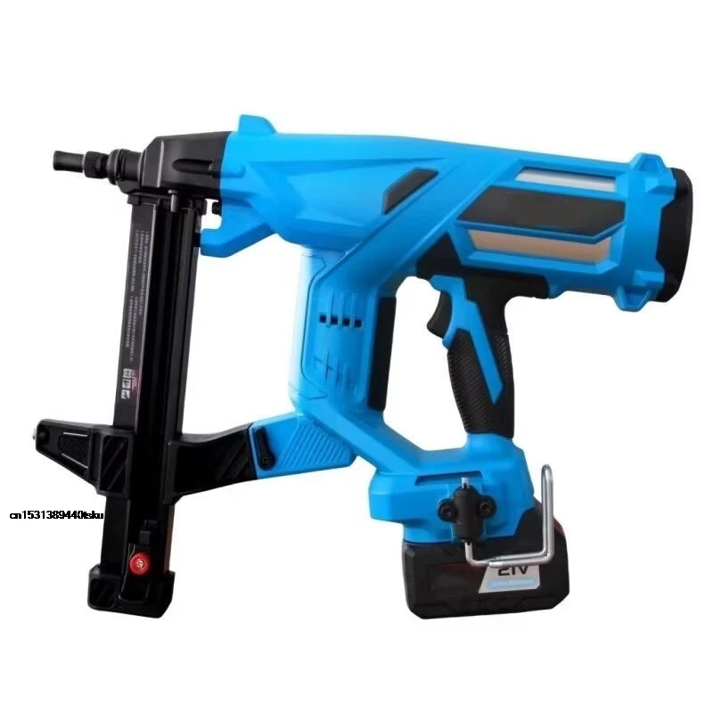 100J Multifunctional nail  Electric Steel Nail Woodworking Steel Rechargeable Door Window Nailer Nail 20V/4Ah