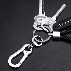 INGEMARK IN DIY Fashion DIY ID COELE ID PANEL CHAIN MALE PUNK FABRIC FABRIC BUILDING 8 Main Sales Leather Keychain - №2