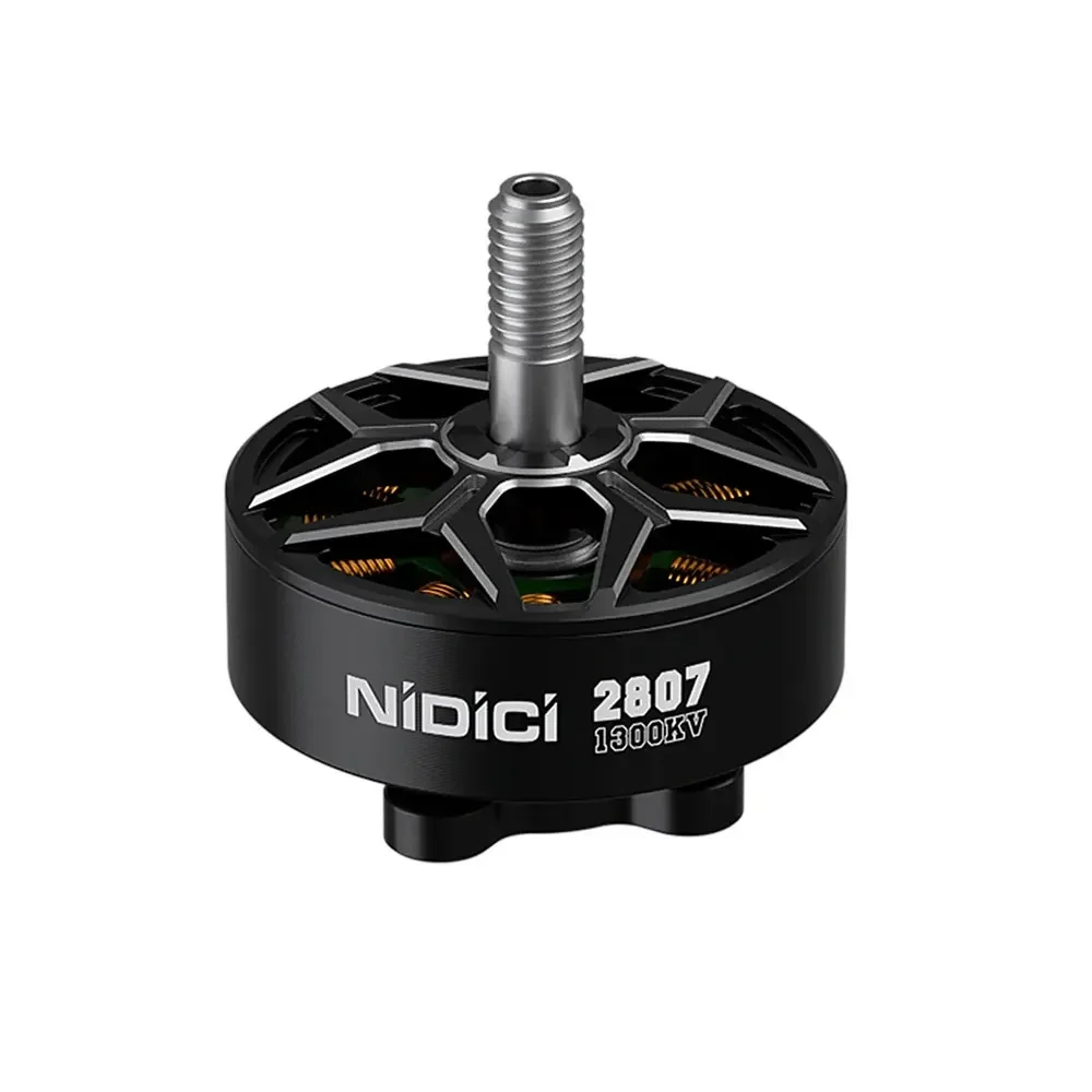iFlight NIDICI 2807 1300KV bürstenloser Motor, 5 mm Welle für 7-Zoll-Propeller, FPV-Drohnenmotor mit großer Reichweite und Cruising, 6S-kompatibel