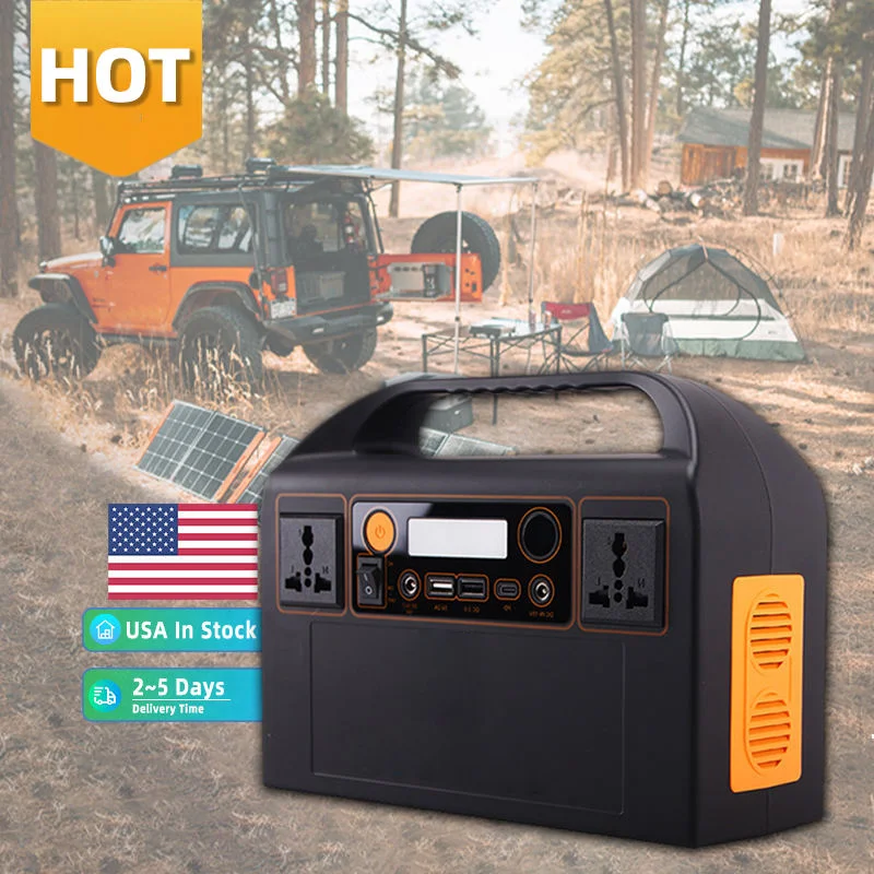 Emergency Portable Power Station 300w 500w Lifepo4 Portable Power Station Solar Generator 220v
