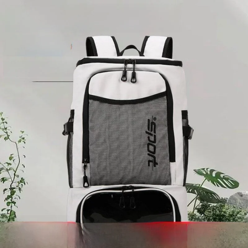 Nova Mochila de Treinamento de Futebol Masculina de Grande Capacidade com Compartimento para Calçados, Bolsa de Equipamentos ...