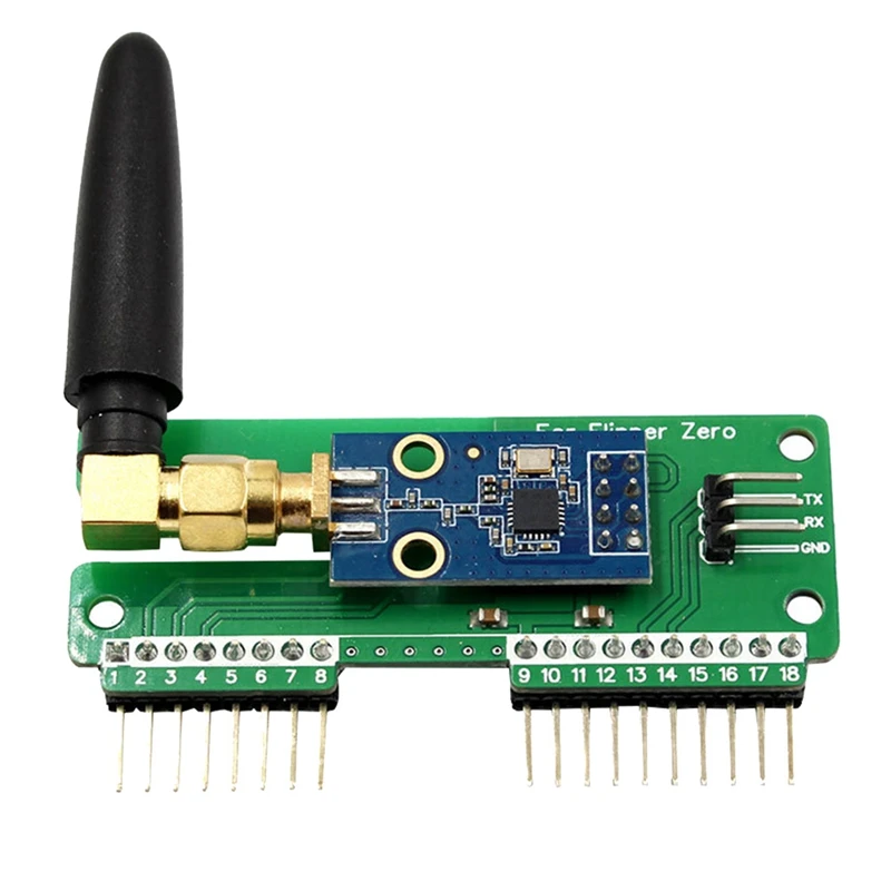 Módulo de Subghz para Flipper Zero CC1101, con antena, 433Mhz, cobertura más amplia, duradero, fácil de instalar