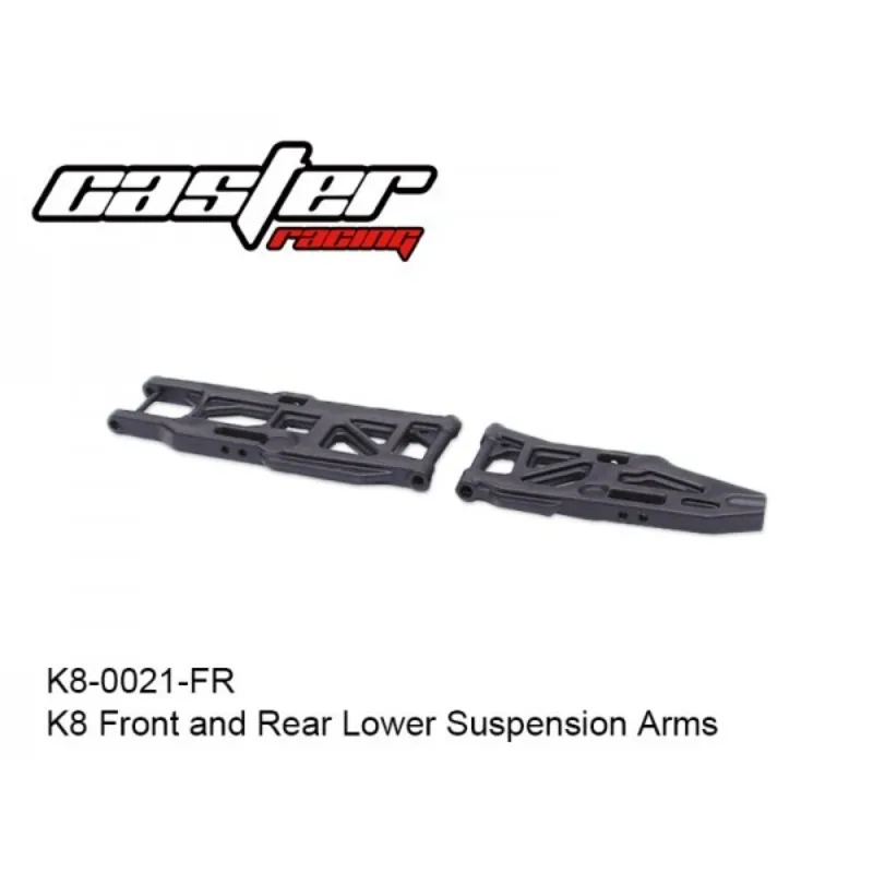 Caster K8-0021-FR Front Rear Lower Suspension Arms A-arms for 1/8 Caster Nitro Electric Off-road Vehicle Racing Car Parts