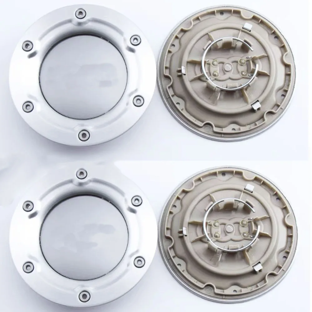 4pcs 145mm For Audi TT Logo Car Wheel Center Cap Badge Hub Cover Rim Cover Decorate Accessories