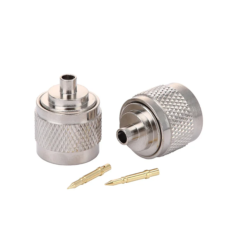 

50PCS N Male Plug Solder FOR Semi-rigid RG402 RG141 cable connector