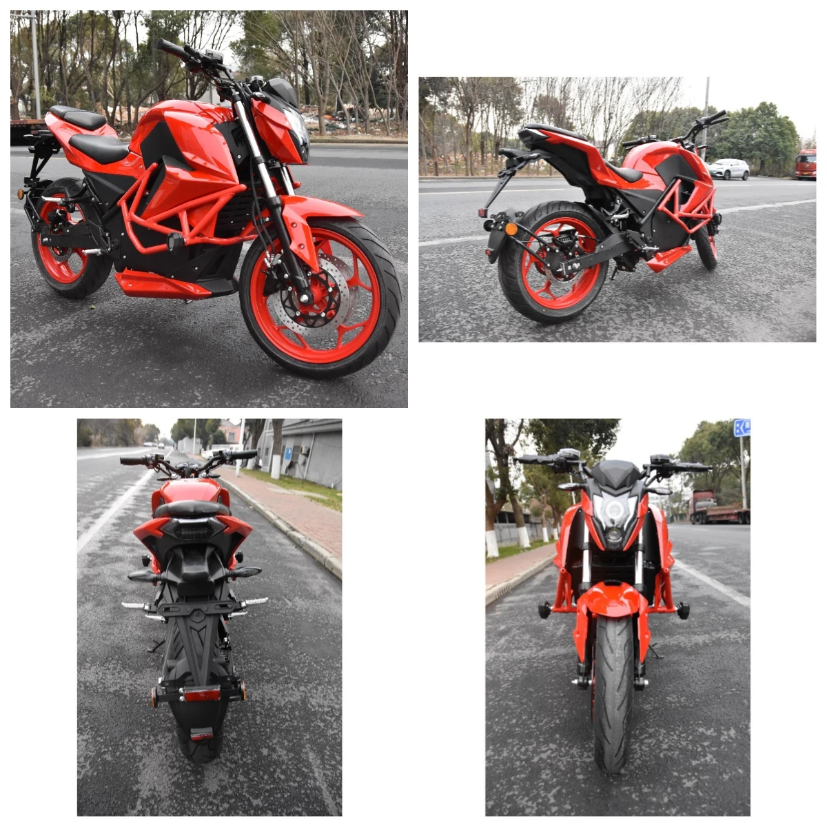 

Krono Wild Adult Two-Wheeled Electric Dirt Bike Racing And Touring Motorcycle With 2000W Motor 32AH Lead-Acid Battery Max Speed