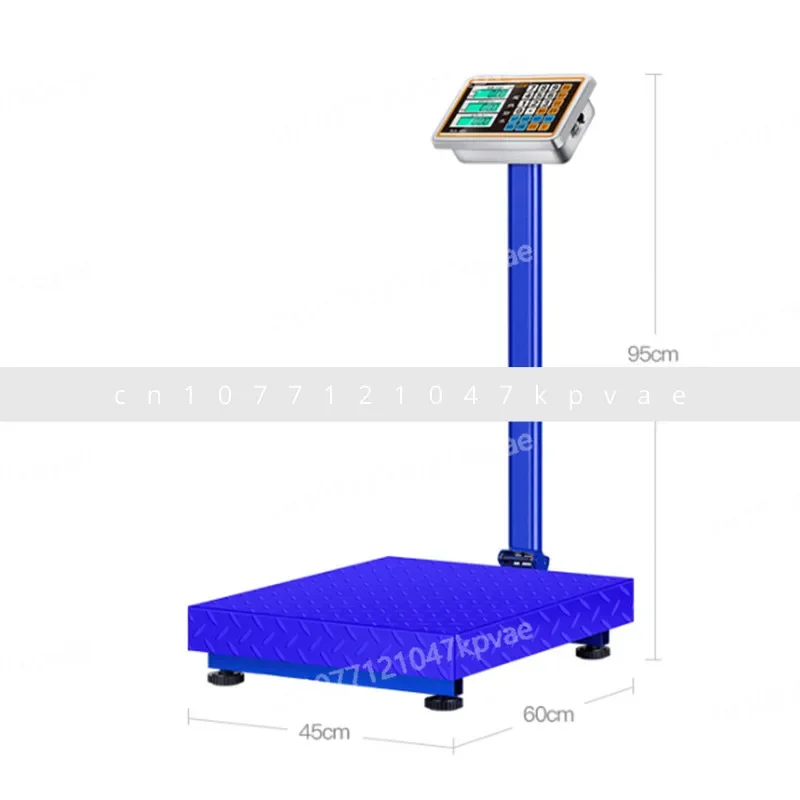 100kg Electronic Scale,Commercial Platform Scale, 150kg Estimated Value,Small Household Scale, 30X40CM Electronic Platform Scale