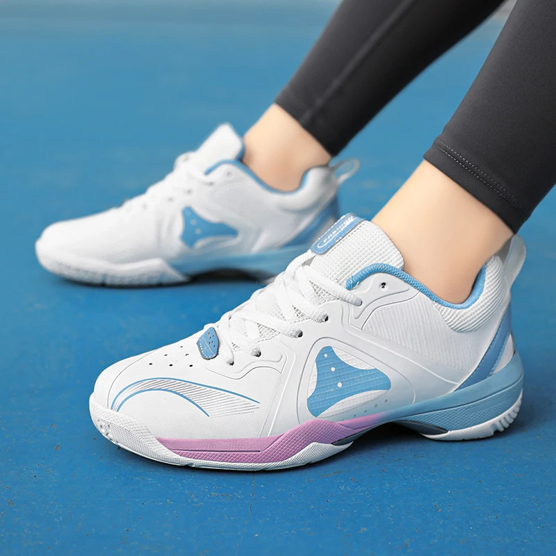 

Men's Women's Breathable Mesh Badminton Shoes Outdoor Tennis Shoes Table Tennis Trainers Anti-slip Volleyball Shoes