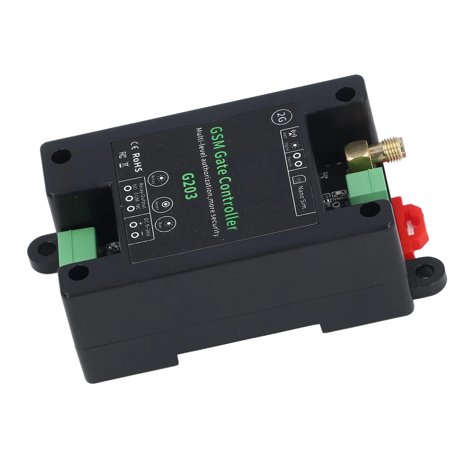 GSM Door Opener GSM Gate Opener 2G Phone Call SMS APP Control 0‑9999s Delay Closure GSM Remote  Door Opener DC9‑36V 1A