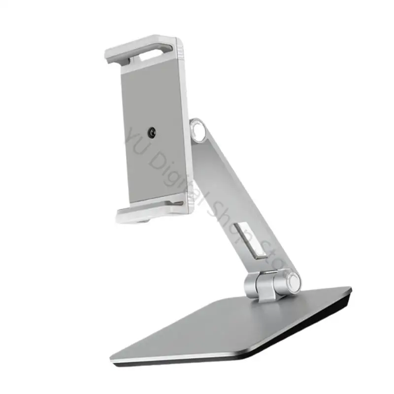 96BA Aluminium-Desktop-Tablet-Halter für 4,7 bis 12,9 Zoll große Handys, E-Reader, Gaming-Geräte – Detail 5