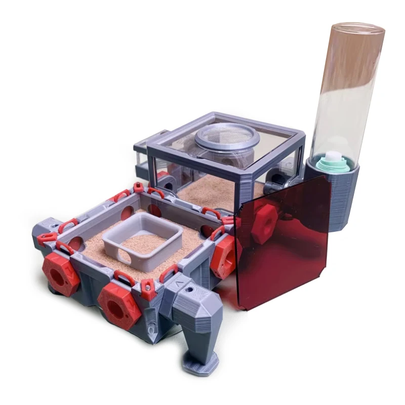 3D Acrylic Ant Farm Mars Base Ant Nest Gypsum based concrete Unlimited Expansion Ant Kennel Pet Anthill Workshop with Ant