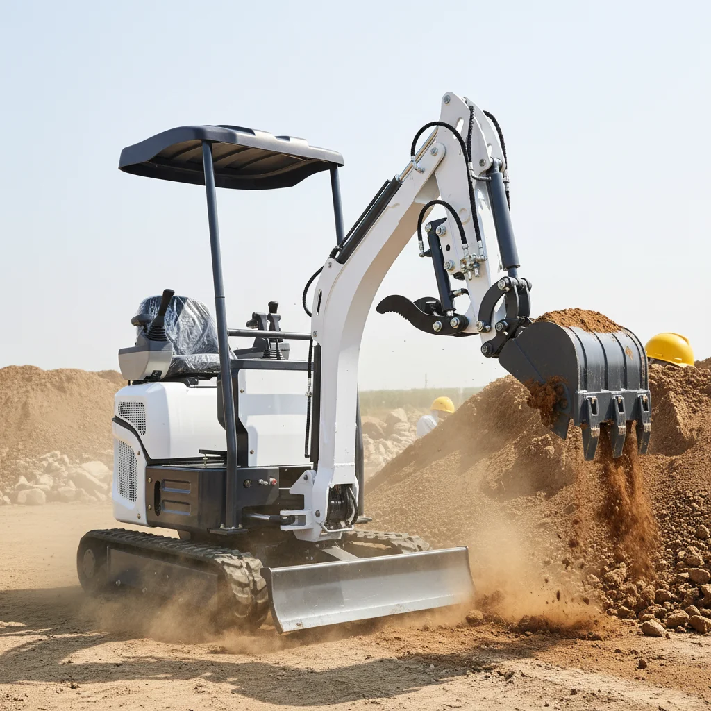 

2.0 Ton Small Hydraulic Crawler Excavator 360 Degree Rotation Mini Digger Engineering Equipment