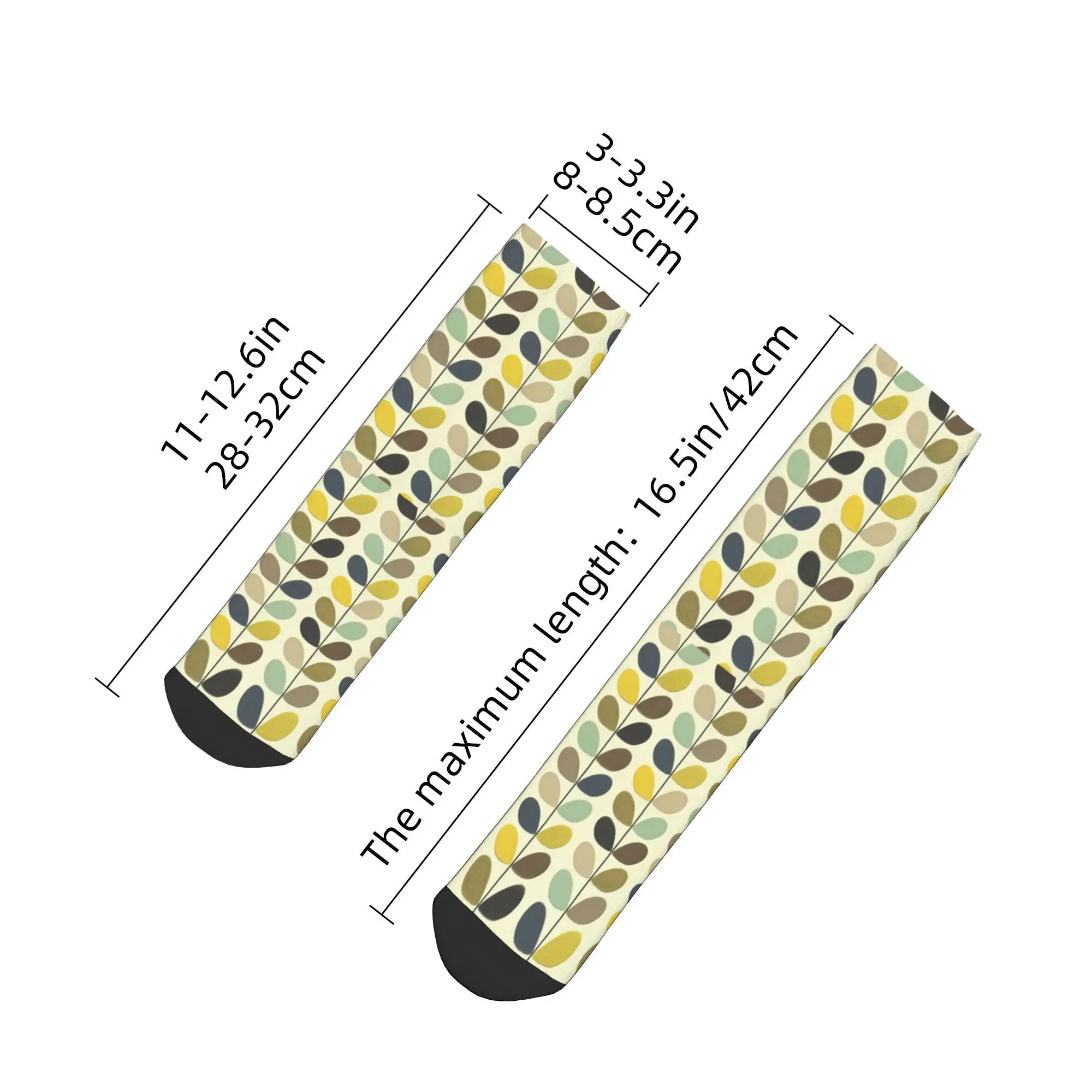 All Seasons orla kiely multistem Socks Harajuku Sweat Absorbing Crew Socks Casual Stockings for Men Women Gifts
