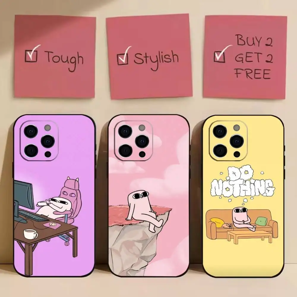 

Cartoon Ketnipz Cute Phone Case For iPhone 17,16,15,14,13,12,11 Plus,Pro Max,Soft Silicone Black Cover