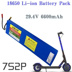 7S2P 29.4V 6600mAh 24v Electric Scooter Battery Lithium Electric Scooter  Electric Scooter Battery 24v 7s2p Battery