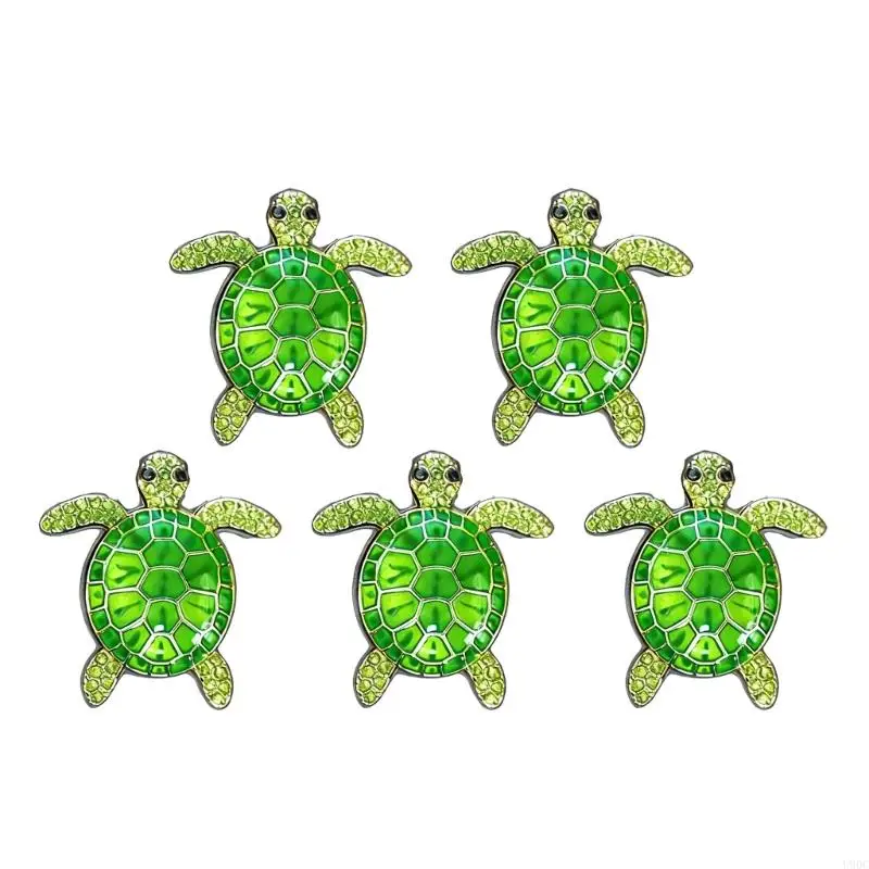 5 Piece Beach Theme Tortoise Car Vent Clips with Essential Oil Diffuser & Secure Mounting for Air Freshener Decoration New